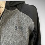 Under Armour  Women's Black Gray Cold Gear Full Zip Hooded Jacket Small | EUC Photo 1