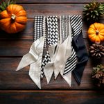 Exquisite Satin Silky Chic Style Black White Selection Twillys Photo 4