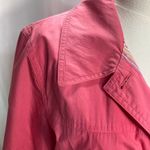 J.Jill Women's Pink Cotton Button Front Lined Jacket Coat Size M Photo 2