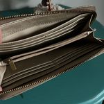 Fossil  Jodi Style Zip Around Wallet Wristlet in Ivory and Shimmer Gold Photo 5