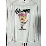 Justin Bieber Pink‎ Changes Baseball Medium Long Sleeve Shirt White Photo 7