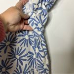 Polo Ralph Lauren Kai floral 100% linen dress blue & white size 14 Photo 5
