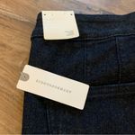 Anthropologie NWT  Pilcro Gold Shimmer High-Rise Denim Leggings Jeans Blue 25 Photo 3