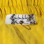 Free People Free‎ People Layered Ruffle Thong Bodysuit Golden Yellow XS Photo 8