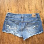 American Eagle bling detail stretch size 0 denim shorts Photo 2