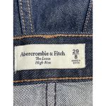 Abercrombie & Fitch Blue Loose Fit Baggy High Rise Straight Denim Jeans Pants 29 Photo 2