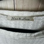 Vine & Love  Blue Tie-Dye Sweatshirt with Leopard Detail Photo 4