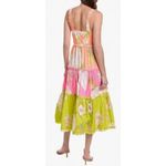 Farm Rio  Neon Tiered Garden Midi Dress Sz. L Photo 1
