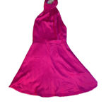 Lulus  Hot Pink Halter Neck Fit Flare Mini Dress Size Small Photo 0