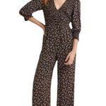 Boden Smocked Bodice Jumpsuit Black Size 6 Photo 0