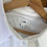 Revolve Women’s  LPA Nicoletta white long sleeve cotton shirt dress size xl Photo 2
