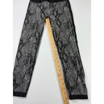 Fabletics Snakeskin Print High Waisted Athletic Leggings Black Trim Size M Photo 1