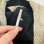 Free People Denim Hoodie Jacket With Grey Sweater Sleeve Womens Medium Jean Photo 5