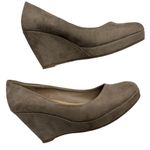 Apt. 9  Women's‎ Faux Suede Platform Wedge Ballet Shoes Size 8.5 Photo 7