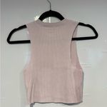 Aerie  Sleeveless Ribbed Purple Crop Top Photo 2
