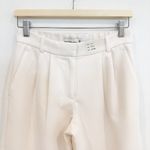 Abercrombie & Fitch NWT Abercrombie SHORT Sloane Low Rise Wide Leg Pants Cream Size 24 Photo 3
