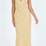 Princess Polly  Yellow Floral Dress Maxi Photo 1