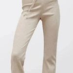 ZARA  Basic Collection Knit Flare Pants Women's Size Small Brown Photo 5