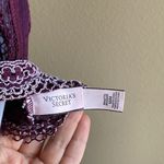 Victoria's Secret VS medium lace crochet purple & lavender bralette Photo 5