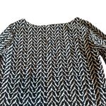 Armani Exchange AE Black White Shift Dress Long Sleeve Soft Size XS Women's Photo 6