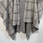 Eileen Fisher The Fisher Project Almond Alpaca & Mohair Plaid Serape Poncho OS Photo 5