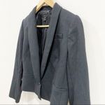 J.Crew  Wool Blend Blazer Size 6 Short Black Tailored Cropped Workwear Chic Photo 5