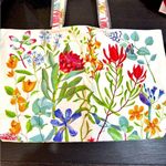 Floral Print Women's tote Red Photo 0