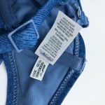 Aerie  Bra Unlined Underwire Denim Look Blue 32A Photo 3