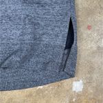 Athleta  Coaster Luxe‎ Sweatshirt Women’s M Gray Long Sleeve Split Hem Thumbholes Photo 3