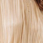 VICI  | Good Vibes Only Plisse Metallic Romper Photo 4