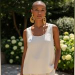 Pretty Little Thing Gold Textured Swirl Disk Statement Earrings Photo 2