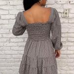Free People NWT self contrast Edvina plaid bohemian mini dress / sold at anthro $135 Photo 2