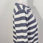 D&Co. Navy and White Striped Knit Top Size XXS Preppy Navy Stripe Top Blue Photo 3