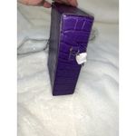 NWT Snob Essentials Audrey Jewel Box Purple Crossbody Secure Clasp Closure Photo 4