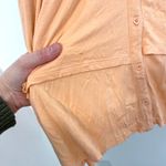 Torrid  3 Plus Size Super Soft V-Neck Lace Bodice Tiered Babydoll Top Peach Boho Photo 6