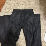 Grey Bandit Black Faux Leather Bell Bottoms Photo 1