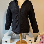 Jane Ashley  Black Quilted Puffer Jacket Photo 0
