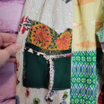 Kathmandu Imports  PATCHWORK BOHO HAREM SMOCKED WAIST PULL ON 100% COTTON PANTS Photo 8