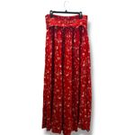 Free People Color Colour My World Jumpsuit Red Floral Beige READ PLEASE Pants Photo 5