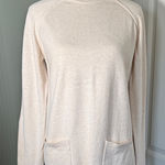 Jeanne pierre  Cream Cotton Knit Sweater Size Large Photo 0
