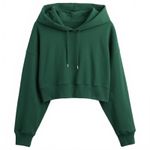 Gap French Terry Oversized Crop Hoodie Balsam Tree Green NWT XXL Photo 1