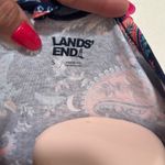 Lands' End Women's Supima Cotton Sleep Dress, Blue Floral paisley size Small Photo 3