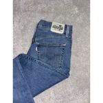 Levi's High Waisted Mom Jean Med Blue Denim SILVER TAB 30x27 Hi Rise Tapered Photo 1