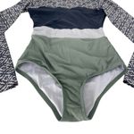 Seea Hermosa One Piece Swimsuit Surf Suit in Junko Size Small Long Sleeve Photo 7