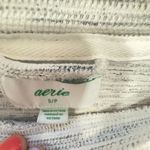 Aerie  Grey Marled Light Weight Pull Over Size Small Oversized with side slits Photo 6