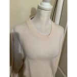 J.Crew  Cashmere Relaxed Crewneck Sweater in Heather Muslin Beige S Photo 2