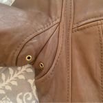 Michael Kors faux fur-trimmed leather jacket Size M Photo 6