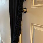 Halogen 🔵 Black Mock Neck Sleeveless Bodycon Dress Fitted Mini w/High Neckline size XS Photo 3