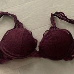 PINK - Victoria's Secret Victoria’s Secret pink bra. Maroon. Discontinued. 34b Photo 0
