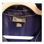 Mossimo Denim #766 Mossimo Women's Large Blue White Piping Stitching Dress Photo 4